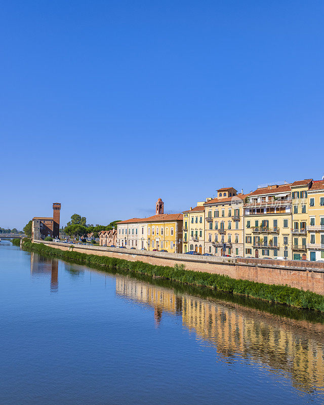 Pisa, Lungarno Simoncelli(意大利托斯卡纳)